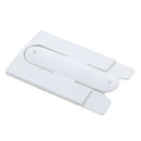 Cell Phone Card Holder Sticker Firmly Adhesive Stick Back Cover Credit Card Holder Pouch Pocket Wallet for All Mobile Phones White