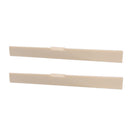 2 Pcs Classical Guitar Bridge Nut for String Instrument 80x2.5x9.5mm