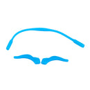 Kids Children Outdoor Sports Sunglasses Glasses Soft Silicone Band Strap + Pack of 2PCS Anti Slip Ear Hooks Holder Blue