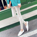 Stretchable Soft Comfortable Cotton Blend Leggings Pants Trousers Tights White