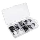 70Pcs Saltwater Fishing Rod Tip Guides Rings Repair Kit DIY Variety of Sizes