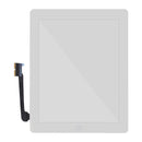 Touch Screen Digitizer Assembly Home Button Adhesive for iPad 3/4 White