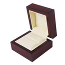 Red Solid Wood Handmade Wooden Jewelry Box Gift Treasure Storage Ring Case