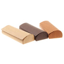 Portable Handmade Wood Grain Sunglasses Glasses Hard Protect PU Case Box Holder