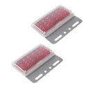 High Quality 2Pcs 18LED Lamp Clearance Light Truck Trailer 12V Red