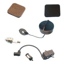 Ignition Coil Air Filter Fuel Cap Spark Plug Kit for Stihl FS75 FS80 Chainsaw