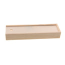 Unfinished Wooden Jewelry Box Pencil Case for Kids Toys DIY Painting Woodcraft