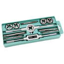 12Pieces Pro Tap and Die Combination Tools Threading Hand Tools Hardware Kit