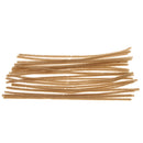 24x Khaki Wrapping Wired Cord Craft String Twist Tie Gift Bags Fastener