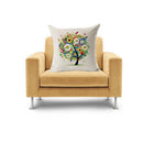 Home Bedroom Sofa Decor Throw Square Cushion Pillow Case Colorful Tree Design Pillow Cover Cushion Cover Linen Car Pillowcase