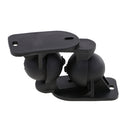 2Pieces Surround Adjustable Satellite Speaker Wall Mount Stand Bracket Black