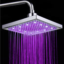 Bath Top Spray Water-saving Polished Sprinkler 7 Colors LED Head Shower