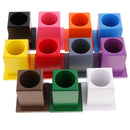 Kids Montessori Early Learning Toy Gift - 11 Colored Pen Container Holder