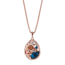 Fancy Crystal Pendant Water Drop Pendant Sweater Clothing Chain Necklace