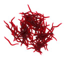 100pcs Sea Earthworm Lures Soft Fishing Lures Worm Lures Artificial Baits Swimbaits Suitable for Sea Fishing and Freshwater