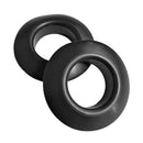 2 Pieces Black Rubber Kayak Paddle Drip Rings Universal for Kayak and Canoe Paddles
