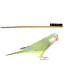 Wooden Narrow Design Lightweight Practical Bird Cage Clean Brush 35-38cm