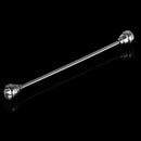 Men Fashionable Shirt Collar Decoration Rhinestone Charms Tie Clip Clasp Bar Pin Party Suit Jewelry Gift White