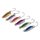 Fishing Lures Metal Spoon Spinner Bait for Trout Bass Salmon w//Hook 2.5g