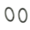 4pcs Oval Carabiner Camp Spring Snap Clip Hook Keychain Climbing 48x30mm