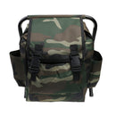 2 in 1 Fishing Stool Tackle Backpack Foldable Seat Camping Hunting Rucksack