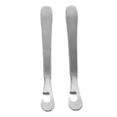 2 Pieces Bicycle Bike Tire Levers Iron Tool with Curved Spoon End Tire Changing Accessory