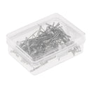 100/Set 1.5 inch Length T-Pins Needle For Fixing Wig/Hair Weft/Hair Extension/Dress Form - Silver