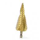 Titanium Step Cone Drill Bit - High Speed Steel, Metric 4-32mm, 1/4" SH, Cone Hole Cutter
