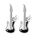 Vintage Guitar Cufflinks For Mens Shirt Business Wedding Party Festival Gift