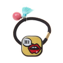 Women Hair Jewelry Cute Yellow Hair Elastics Band Hair Rope Ponytail Holder