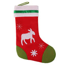 Vintage Christmas Sheep Pattern Stockings Sack Sock Boy Girl Candy Gift Bag
