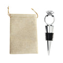 Romantic Diamond Ring Wine and Beverage Bottle Stopper Wedding Favor Home Bar Tool