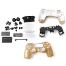 ABS Housing Shell Case Button Kit for Sony PlayStation4 PS4 Wireless Controller Wood Color