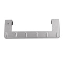 Over Door Hook Hanger Holder Towel Hats Purse Clothes Key 6 Hooks Stainless