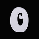 Letter O Wedding Birthday Home Garden Decor Party Supplies White