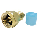 Brass Propane Refill Adapter Lp Gas Cylinder Tank 1 LB attachment coupler