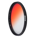 Ultra Slim Graduated Gradual ND Lens Filter for DSLR Camera Orange 55mm