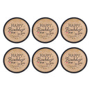 6 Pieces Black Edge Cake Paper Plates 7"/18cm for Happy Birthday Party