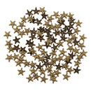 100 Pieces 10x10mm Star Studs Spots Punk Rock Nailheads Spikes for Bag Shoes Leather Bracelet Vintage Making Crafts