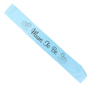 Baby Shower Party Charms Mum To Be Written Sash Women Clothing Accessory Blue
