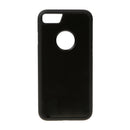 Magic Sticky Mobile Case, Anti Gravity Magical Nano Sticky TPU Back Phone Case Cover For iPhone 7 Black