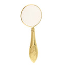 Handheld 5X Jewelry Magnifier Magnifying Glass LensLoupe Reading Tools Gold
