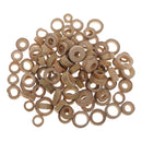 100 Pieces Rustic Wood Slices Rings Circles Country Bulk Natural Wood Pieces for Home Decor Rustic Weddings DIY Crafts Table Decoration Centerpiece