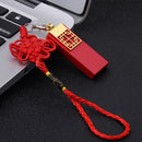 USB 2.0 Flash Drive High Read Speed Memory Storage for Laptop Chinese Knot 32GB