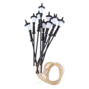 10pcs 1/25 Scale Single-head LED Light Mini Street Lamppost 3V for Yard Scenery Decoratives