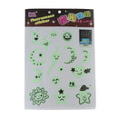 Wall Decals Stickers DIY Art Smile Face Fluorescent Sticker for Kids