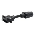 Replacement 7Pin Round to 7Pin Flat Trailer Plug Socket Connector for Caravan Boat Truck
