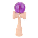 Wooden Crystal Kendama Toy Purple