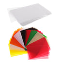 250x  Translucent Tracing Papers for Cardmaking 15x10cm White Colorful