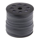 100 Yards 2.6mm Flat Suede PU Leather String Jewelry Making Thread Cord Grey
